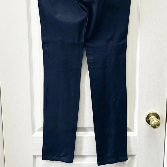 Ricki’s Slim Fit Pants Zip Pocket  Moto Stretch Micro Twill Navy Blue Size 2 - Picture 8 of 15